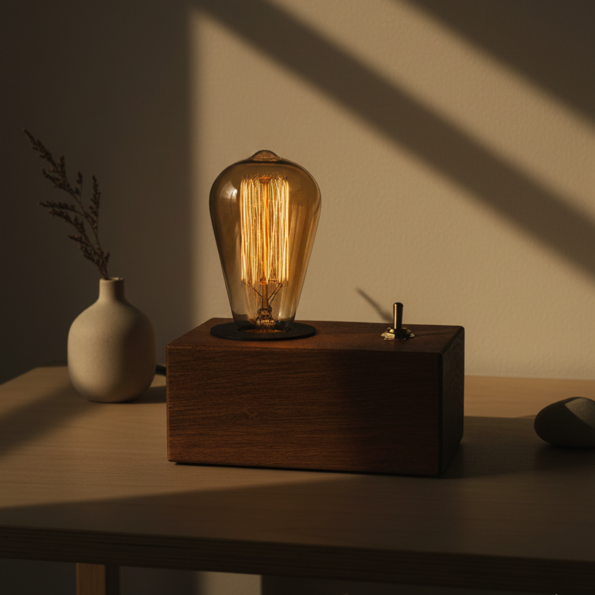 Ember Block Lamp